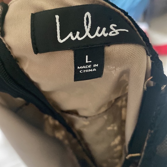 Lulus Black Lace Dress Size Large - Picture 8 of 8